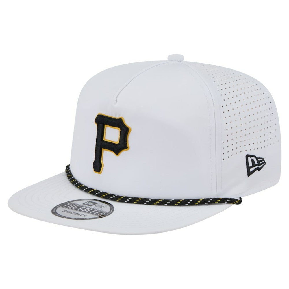 Pittsburgh Pirates New Era Perforated Golfer Snapback Hat - MLB