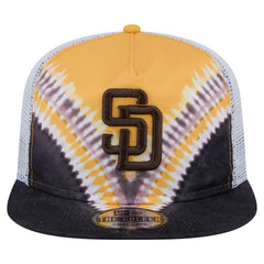 San Diego Padres New Era Tie-Dye Golfer Trucker Adjustable Hat Hats - MLB