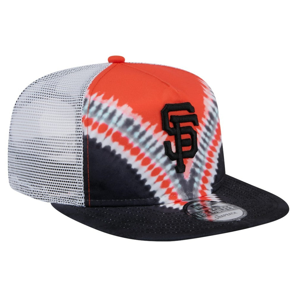 San Francisco Giants New Era Tie-Dye Golfer Trucker Adjustable Hat Hats - MLB