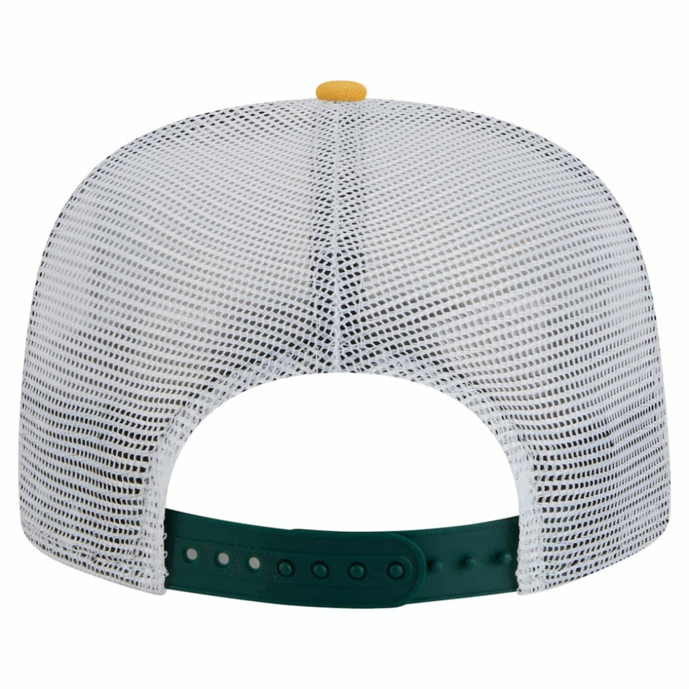 Athletics New Era Tie-Dye Golfer Trucker Adjustable Hat Hats - MLB