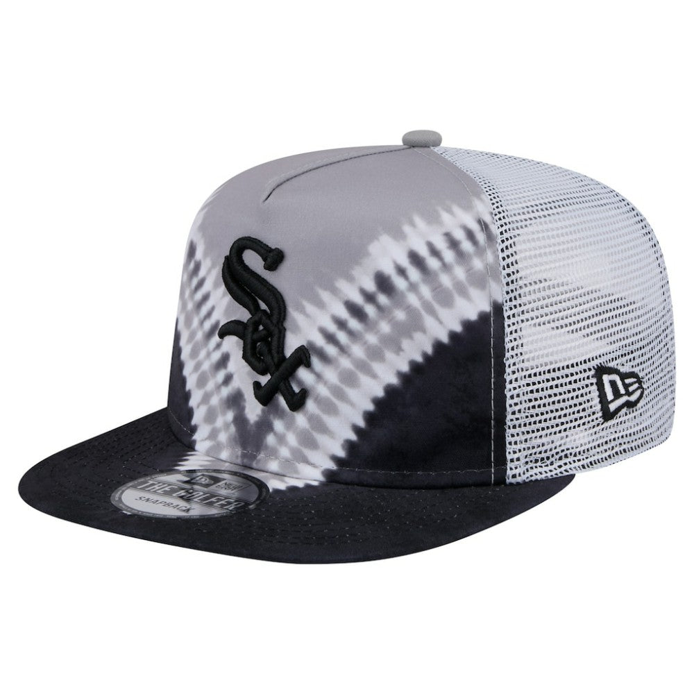 Chicago White Sox New Era Tie-Dye Golfer Trucker Adjustable Hat Hats - MLB