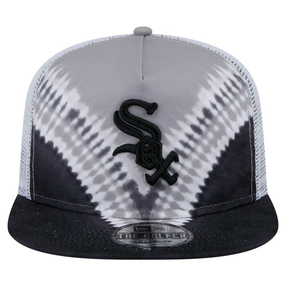 Chicago White Sox New Era Tie-Dye Golfer Trucker Adjustable Hat Hats - MLB