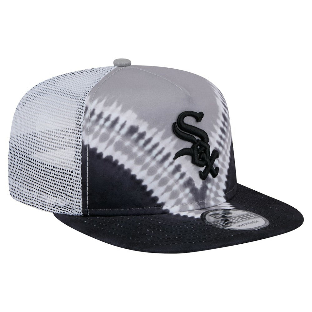 Chicago White Sox New Era Tie-Dye Golfer Trucker Adjustable Hat Hats - MLB