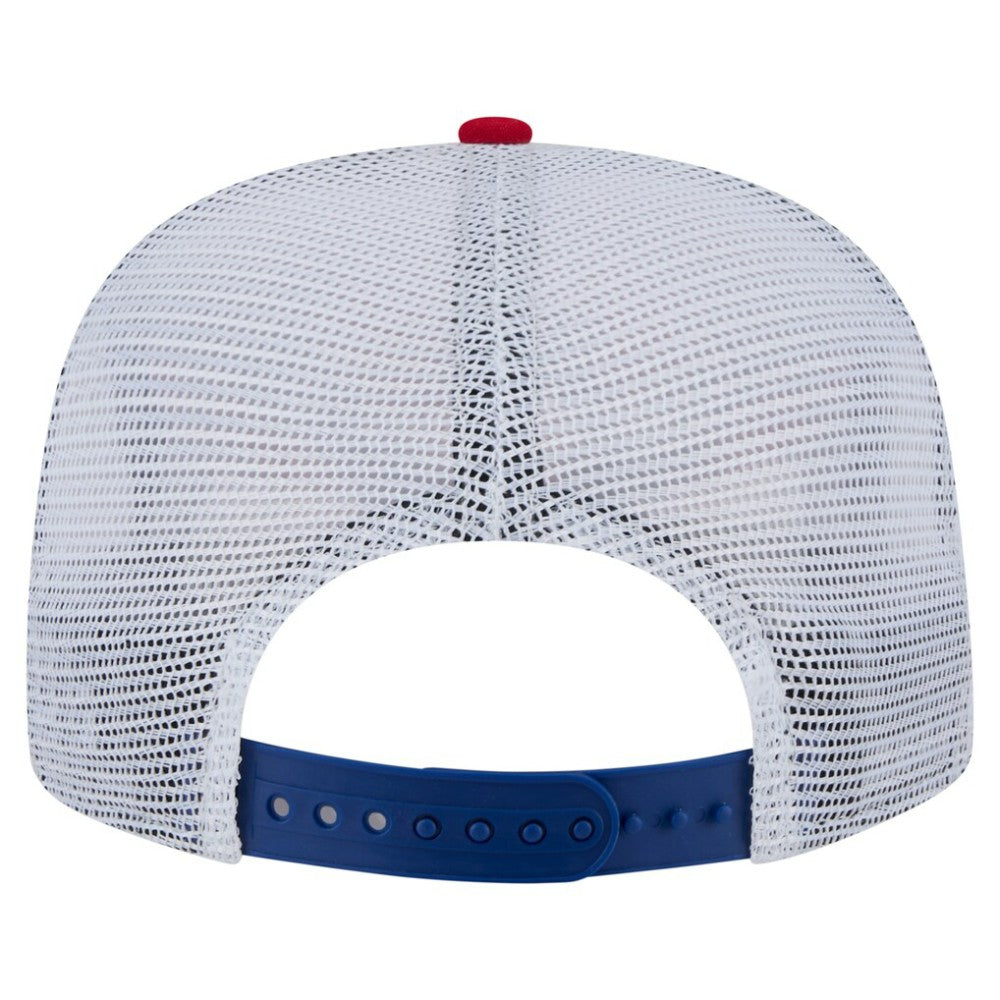Chicago Cubs New Era Tie-Dye Golfer Trucker Adjustable Hat Hats - MLB