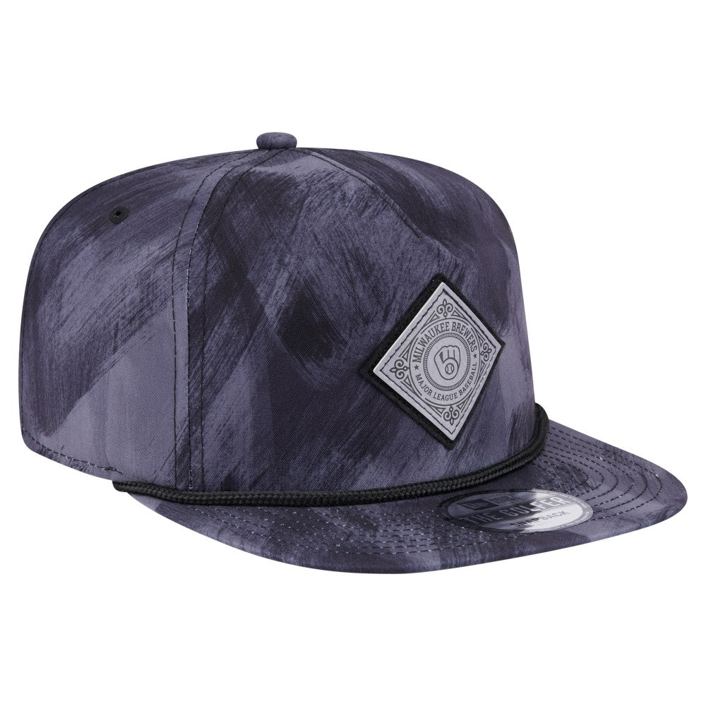 Milwaukee Brewers New Era Printed Golfer Snapback Hat - MLB