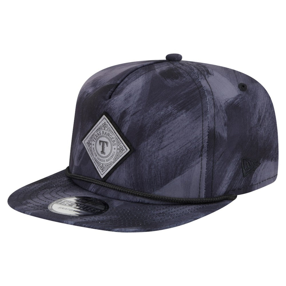 Texas Rangers New Era Printed Golfer Snapback Hat - MLB