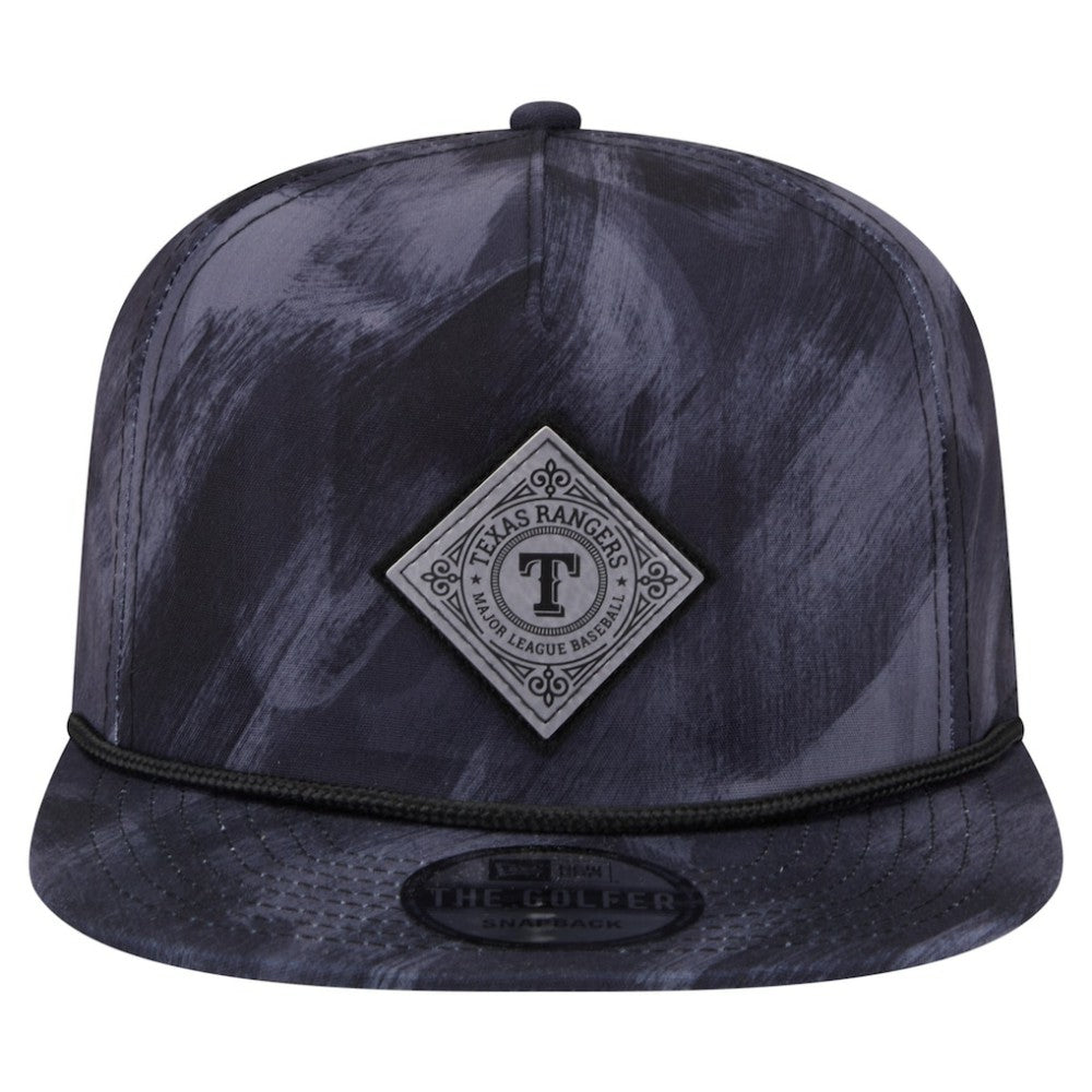 Texas Rangers New Era Printed Golfer Snapback Hat - MLB