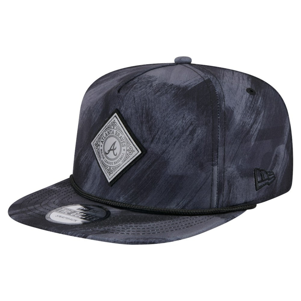 Atlanta Braves New Era Printed Golfer Snapback Hat - MLB