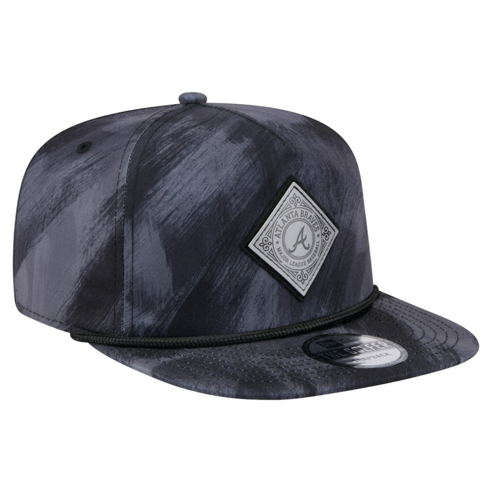 Atlanta Braves New Era Printed Golfer Snapback Hat - MLB