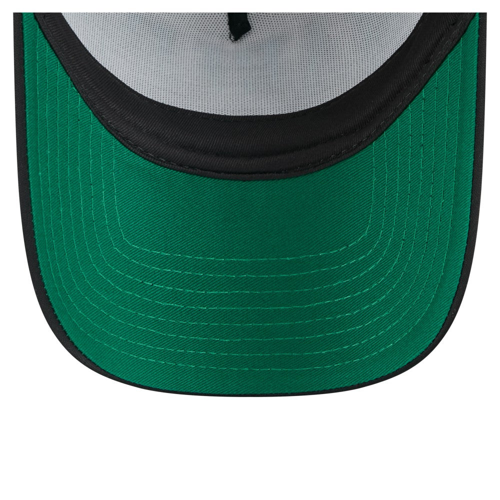 Miami Marlins New Era Distressed 9FORTY A-Frame Adjustable Trucker Hat - MLB