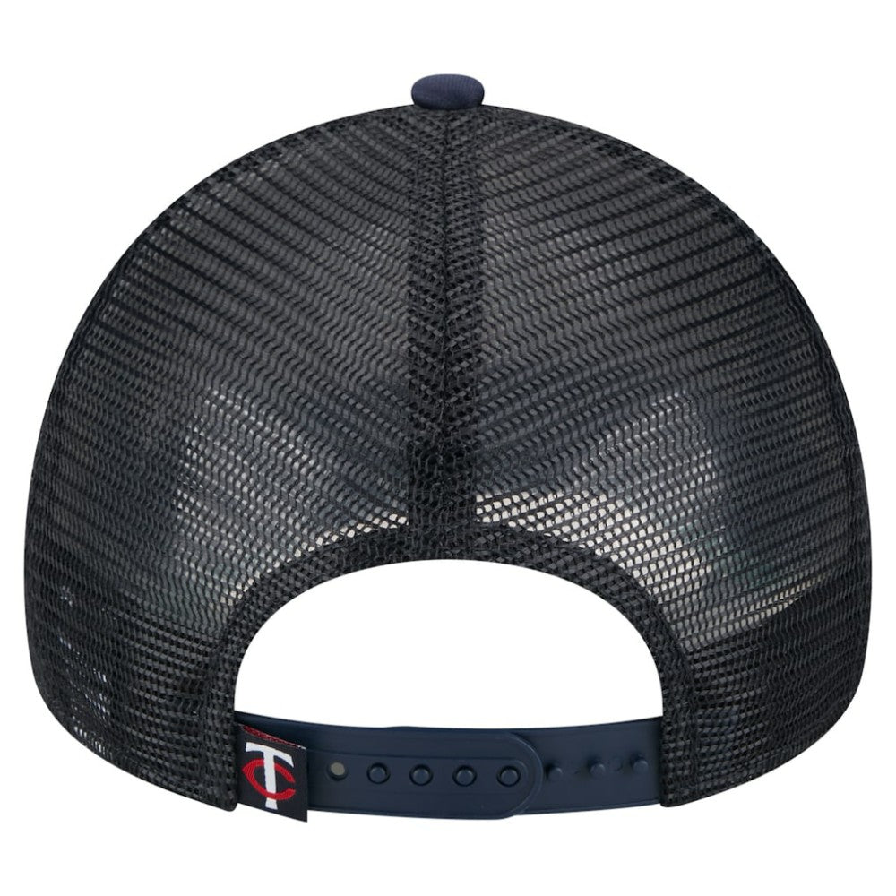 Minnesota Twins New Era Distressed 9FORTY A-Frame Adjustable Trucker Hat - MLB