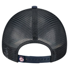 New York Yankees New Era Distressed 9FORTY A-Frame Adjustable Trucker Hat - MLB
