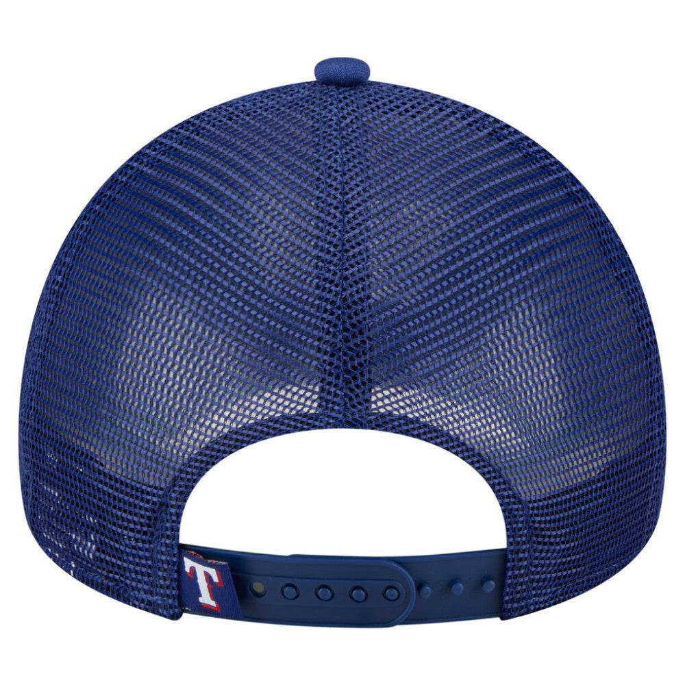 Texas Rangers New Era Trucker A-Frame 9FORTY Adjustable Hat - MLB