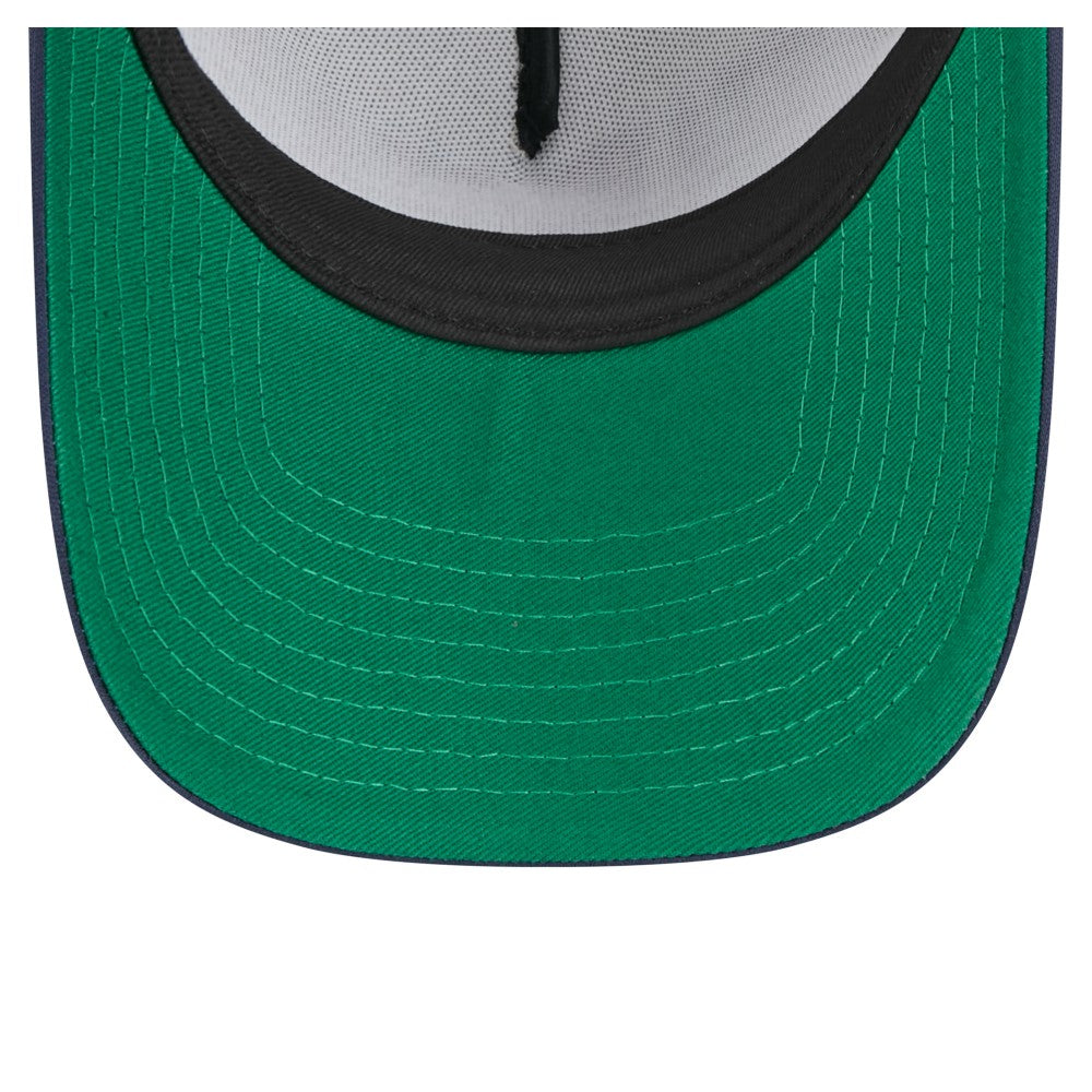 Cleveland Guardians New Era Distressed 9FORTY A-Frame Adjustable Trucker Hat - MLB