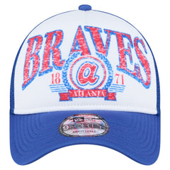 Atlanta Braves New Era Trucker A-Frame 9FORTY Adjustable Hat - MLB