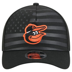 Baltimore Orioles New Era American Flag 9FORTY M-Crown A-Frame Adjustable Hat - MLB