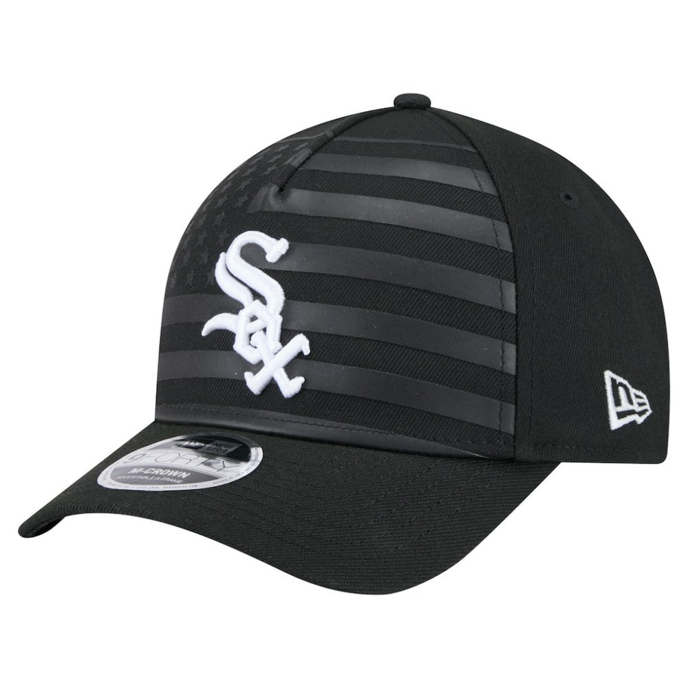 Chicago White Sox New Era American Flag 9FORTY M-Crown A-Frame Adjustable Hat - MLB
