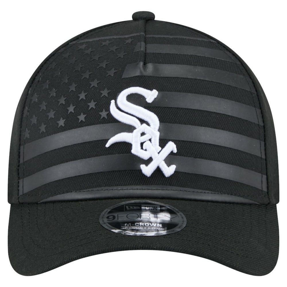 Chicago White Sox New Era American Flag 9FORTY M-Crown A-Frame Adjustable Hat - MLB