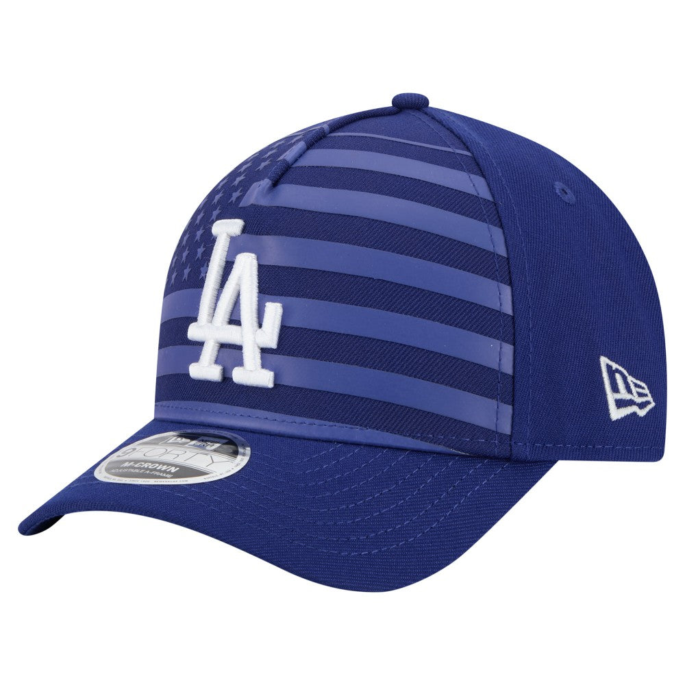 Los Angeles Dodgers New Era American Flag 9FORTY M-Crown A-Frame Adjustable Hat - MLB
