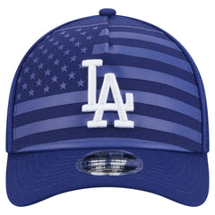 Los Angeles Dodgers New Era American Flag 9FORTY M-Crown A-Frame Adjustable Hat - MLB