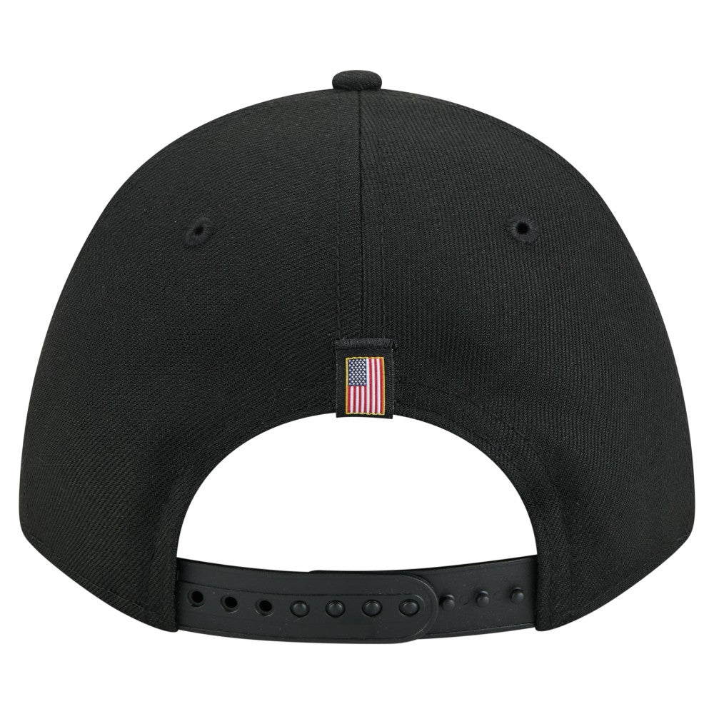 Miami Marlins New Era American Flag 9FORTY M-Crown A-Frame Adjustable Hat - MLB