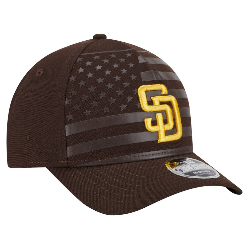 San Diego Padres New Era American Flag 9FORTY M-Crown A-Frame Adjustable Hat - MLB