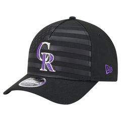 Colorado Rockies New Era American Flag 9FORTY M-Crown A-Frame Adjustable Hat - MLB