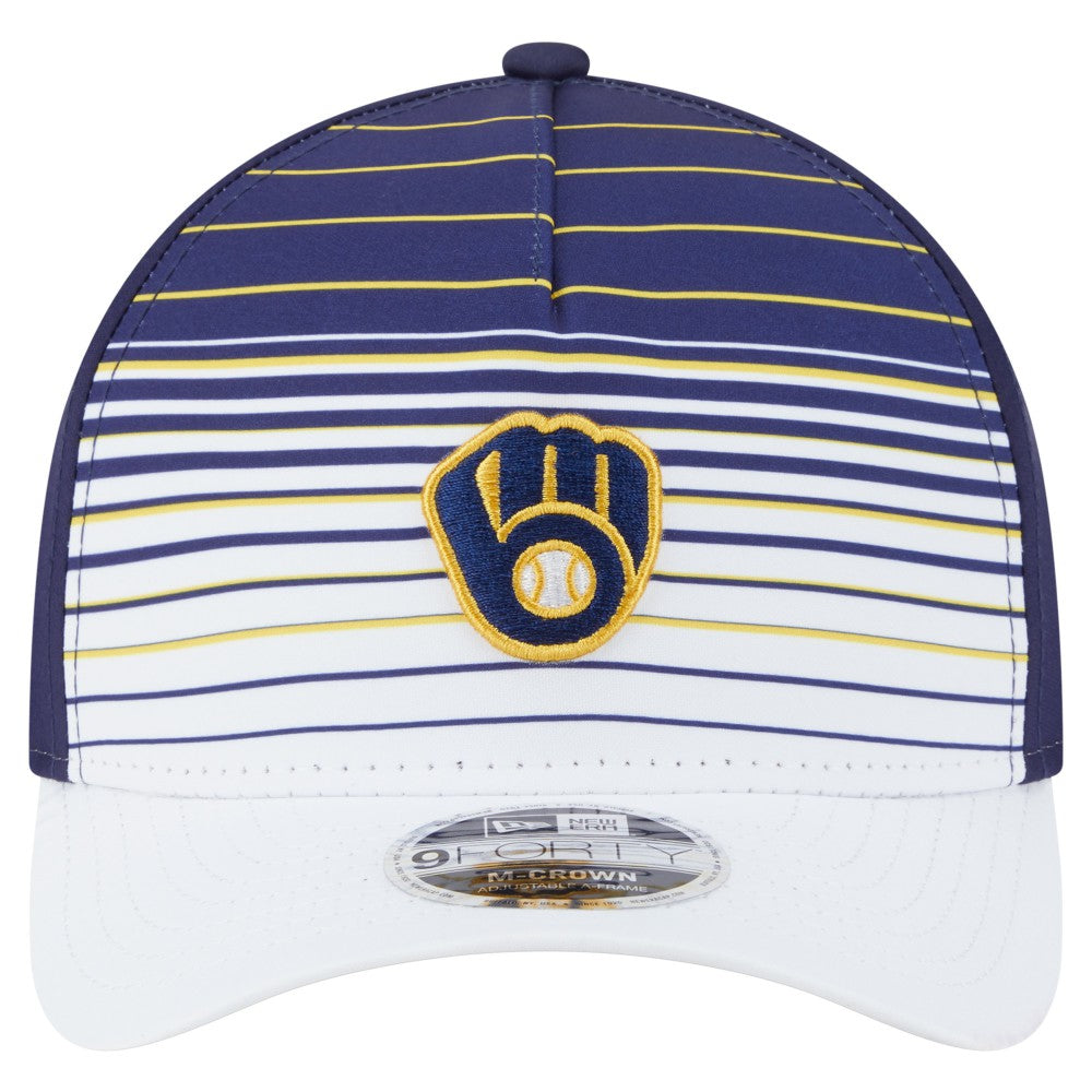 Milwaukee Brewers New Era Gradient 9FORTY M-Crown Adjustable Hat - MLB