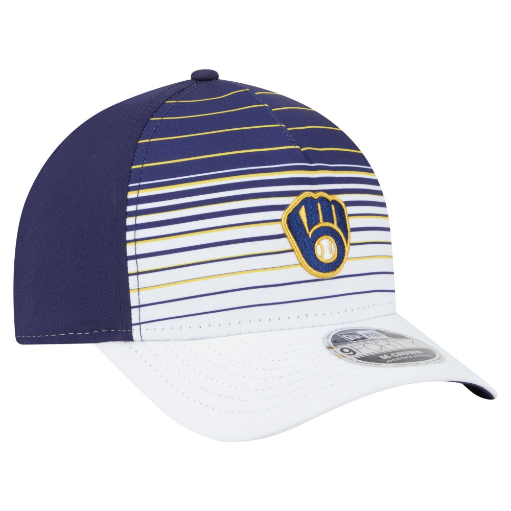 Milwaukee Brewers New Era Gradient 9FORTY M-Crown Adjustable Hat - MLB
