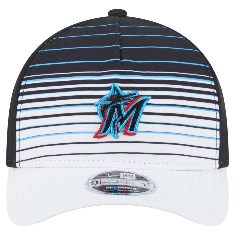 Miami Marlins New Era Gradient 9FORTY M-Crown Adjustable Hat - MLB