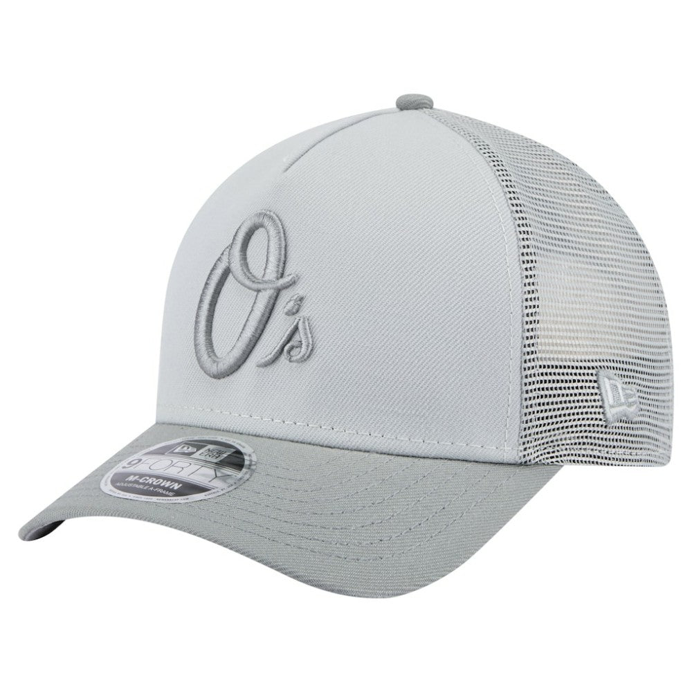 Baltimore Orioles New Era Color Pack A-Frame 9FORTY Trucker Adjustable Hat - MLB