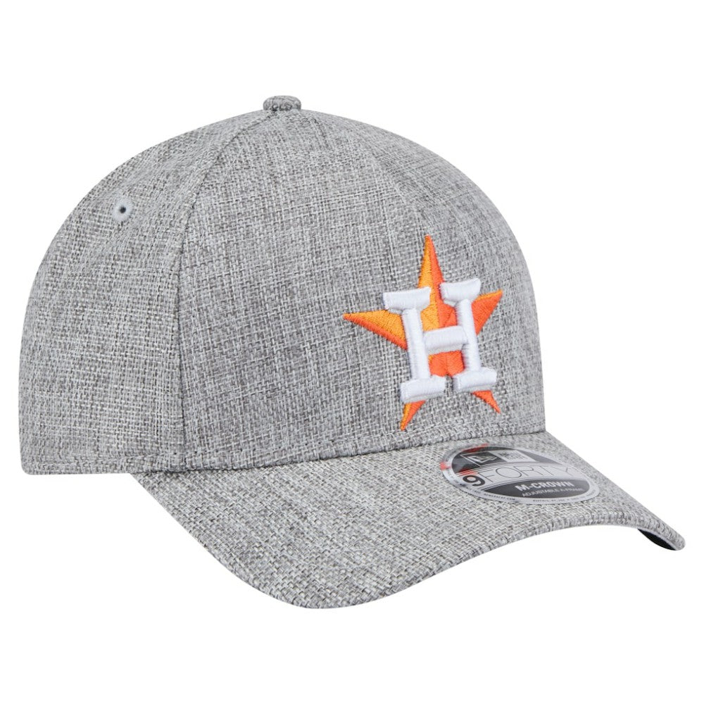 Houston Astros New Era Cotton Weave M-Crown A-Frame 9FORTY Adjustable Hat - MLB