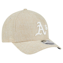 Athletics New Era Cotton Weave M-Crown A-Frame 9FORTY Adjustable Hat - MLB