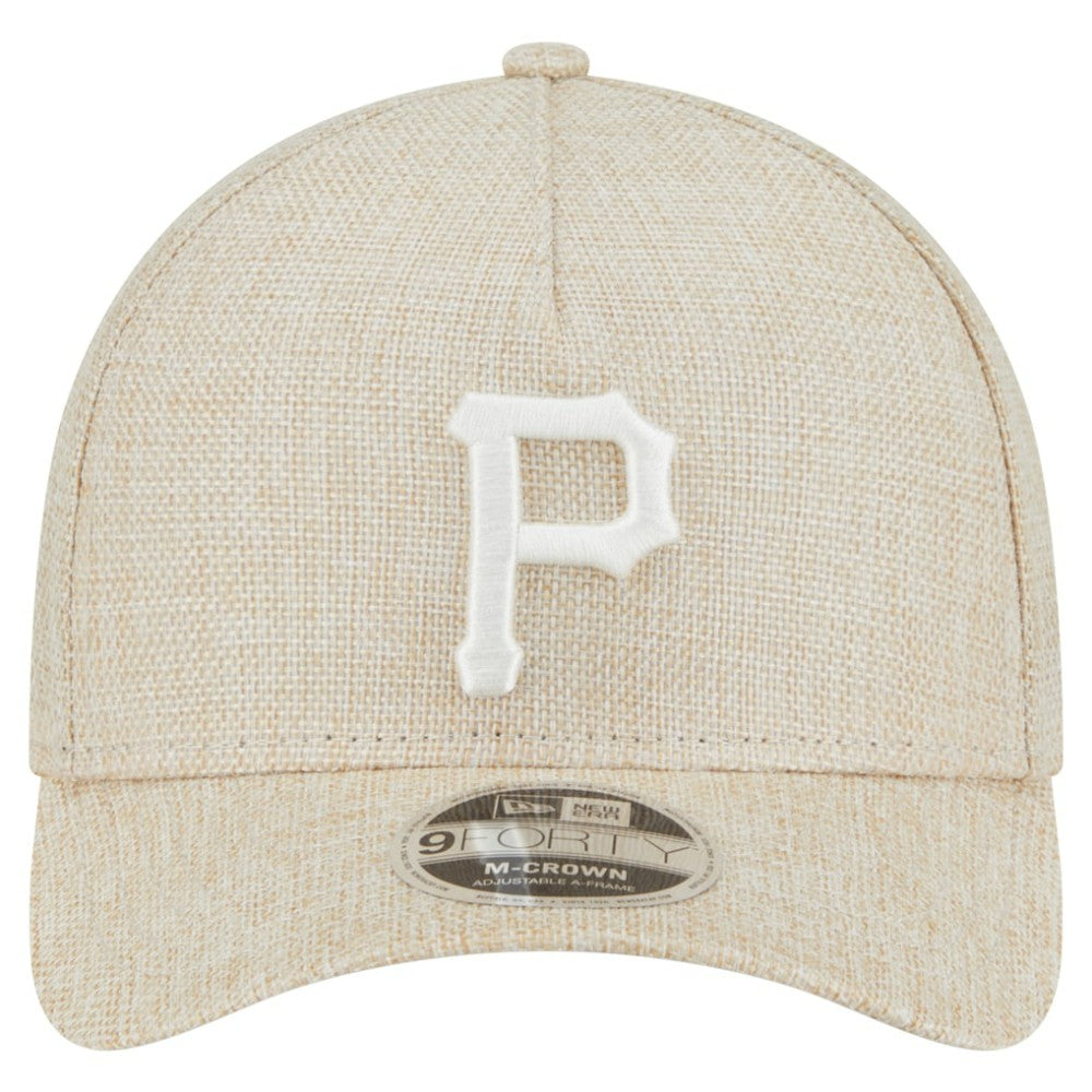 Pittsburgh Pirates New Era Cotton Weave M-Crown A-Frame 9FORTY Adjustable Hat - MLB