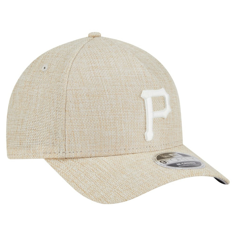 Pittsburgh Pirates New Era Cotton Weave M-Crown A-Frame 9FORTY Adjustable Hat - MLB