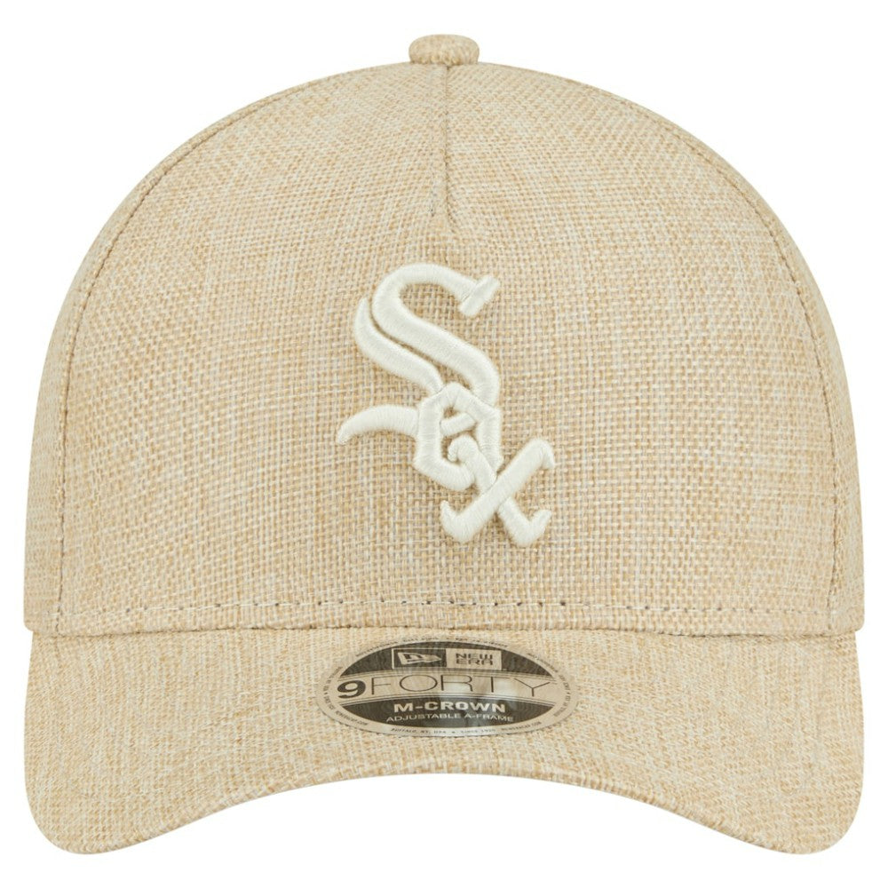 Chicago White Sox New Era Cotton Weave M-Crown A-Frame 9FORTY Adjustable Hat - MLB