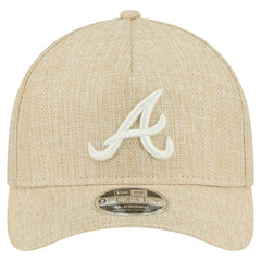 Atlanta Braves New Era Cotton Weave M-Crown A-Frame 9FORTY Adjustable Hat - MLB
