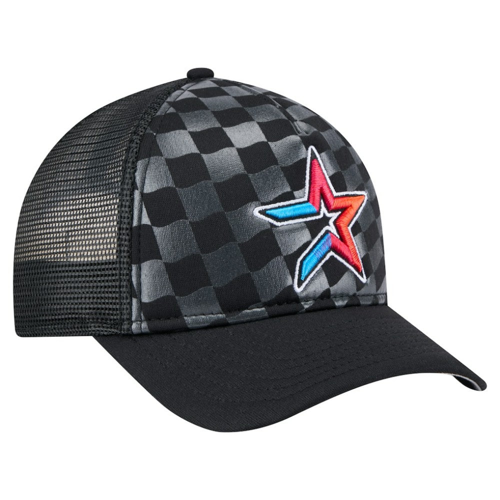 Houston Astros New Era Gradient 9FORTY A-Frame M-Crown Trucker Adjustable Hat - MLB