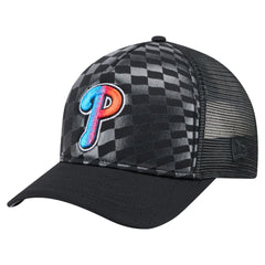 Philadelphia Phillies New Era Gradient 9FORTY A-Frame M-Crown Trucker Adjustable Hat - MLB
