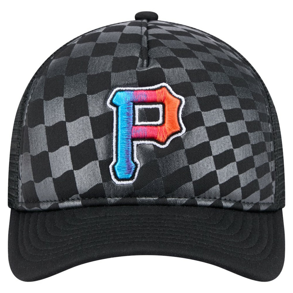 Pittsburgh Pirates New Era Gradient 9FORTY A-Frame M-Crown Trucker Adjustable Hat - MLB