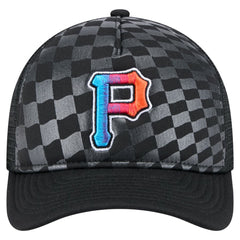 Pittsburgh Pirates New Era Gradient 9FORTY A-Frame M-Crown Trucker Adjustable Hat - MLB