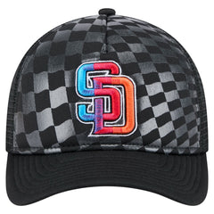 San Diego Padres New Era Gradient 9FORTY A-Frame M-Crown Trucker Adjustable Hat - MLB