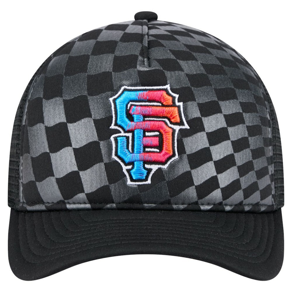 San Francisco Giants New Era Gradient 9FORTY A-Frame M-Crown Trucker Adjustable Hat - MLB