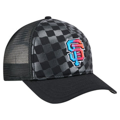 San Francisco Giants New Era Gradient 9FORTY A-Frame M-Crown Trucker Adjustable Hat - MLB