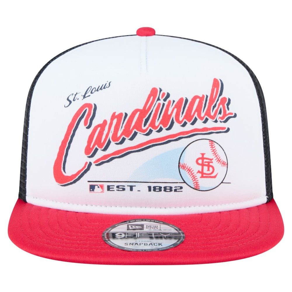 St. Louis Cardinals New Era Retro Script 9FIFTY Snapback Hat - MLB