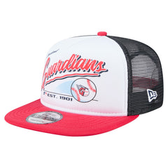 Cleveland Guardians New Era Retro Script Trucker 9FIFTY Snapback Hat - MLB