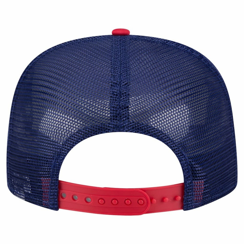 Texas Rangers New Era Retro Script Trucker 9FIFTY Snapback Hat - MLB