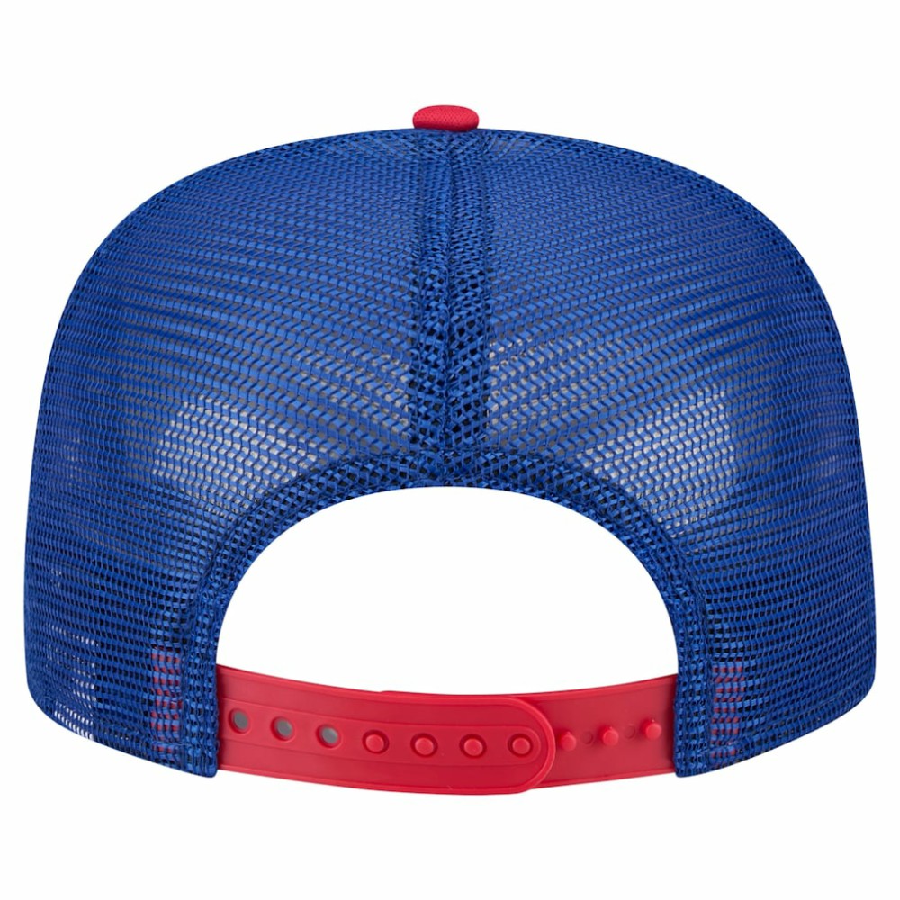 Chicago Cubs New Era Retro Script Trucker 9FIFTY Snapback Hat - MLB