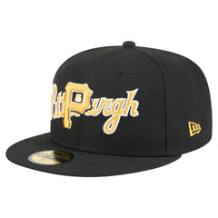 Pittsburgh Pirates New Era Overlap 59FIFTY Fitted Hat - MLB