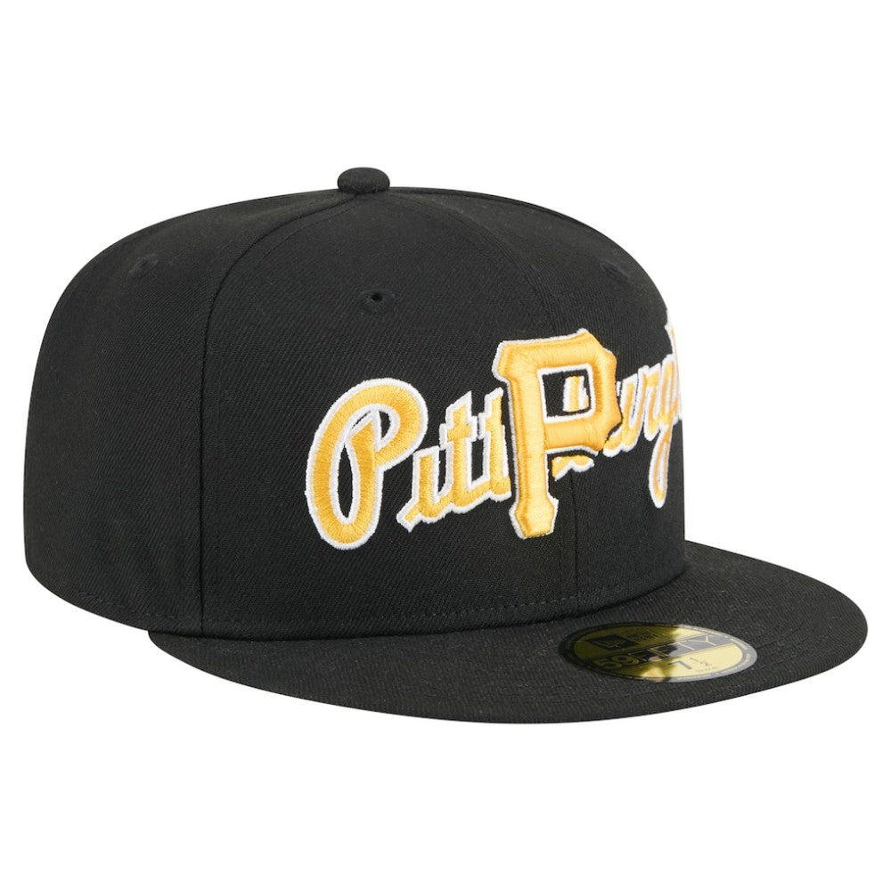 Pittsburgh Pirates New Era Overlap 59FIFTY Fitted Hat - MLB